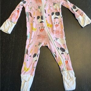 Little Sleepies Pink farm Animals